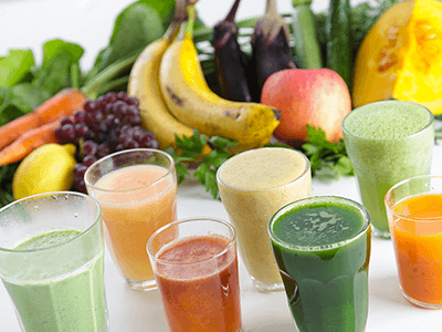 果物と野菜のジュース